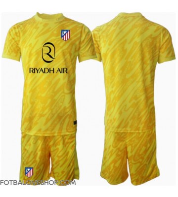 Atletico Madrid Brankářské Dětské Alternativní Dres 2024-25 Krátký Rukáv (+ trenýrky)